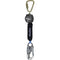 FallTech 72706SB4 6' Mini Personal SRL with Aluminum Snap Hook, Includes Steel Dorsal Connecting Carabiner