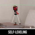 SKIL LL9322G-01 Self-leveling 360 Degree Green Cross Line Laser w/ Tripod