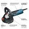 BOSCH CSG15 5 In. Concrete Surfacing Grinder with Dedicated Dust-Collection Shroud