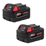 Milwaukee 48-11-1852 M18™ REDLITHIUM™ XC 5.0Ah Extended Capacity Battery Pack (2 Piece)