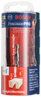 BOSCH 85911MC 1/4 In. x 1 In. Solid Carbide Double-Flute Upcut Spiral Router Bit