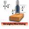 BOSCH 85248MC 3/4 In. x 3/4 In. Carbide-Tipped Hinge Mortising Router Bit