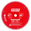 Diablo D0660FA 6-1/2 in. x 60-Tooth Steel Demon Saw Blade for Very Thin Mild Steels