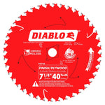 Diablo D0740A 7-1/4 in. x 40 Tooth Finish Saw Blade