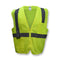 Radians SV2ZGM Economy Type R Class 2 Mesh Green Safety Vest with Zipper