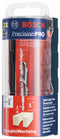BOSCH 85903MC 1/4 In. x 1 In. Solid Carbide Double-Flute Downcut Spiral Router Bit