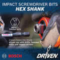 BOSCH ITDPH2215 15 pc. Driven 2 In. Impact Phillips® #2 Power Bits