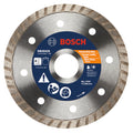 BOSCH DB4542S 4-1/2 In. Standard Turbo Rim Diamond Blade for Smooth Cuts