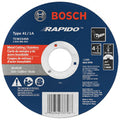 BOSCH TCW1S450 4-1/2 In. .040 In. 7/8 In. Arbor Type 1A (ISO 41) 60 Grit Rapido™ Fast Metal/Stainless Cutting Abrasive Wheel